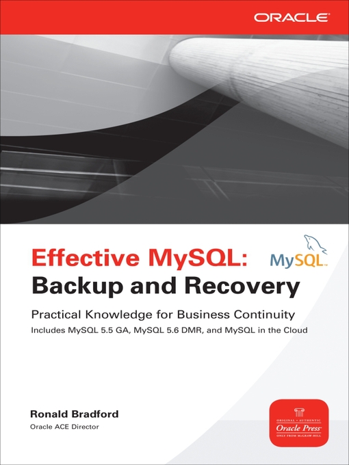 Title details for Effective MySQL Backup and Recovery by Ronald Bradford - Available